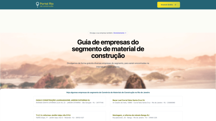 Material de Construção RJ